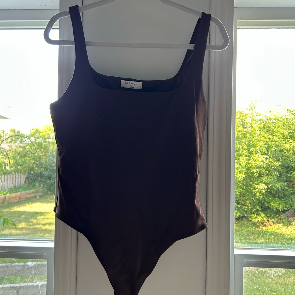 Babaton Chocolate Brown Bodysuit